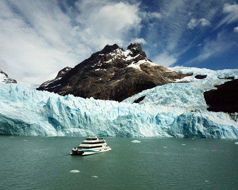 Schiff Gletscher gorumet Spedazzini Gletscher